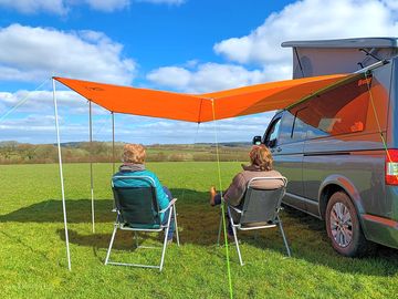 Large and level camping field