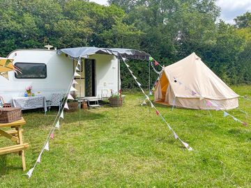 The awning and exterior view of the unit (added by manager 19 Oct 2022)