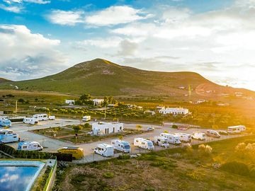 Aerial view of the site