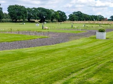View across the pitches