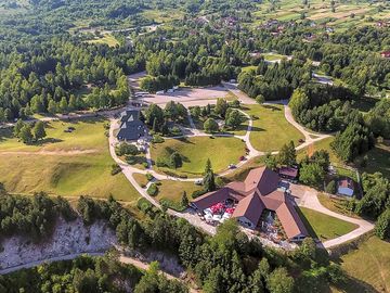 Aerial view of the site