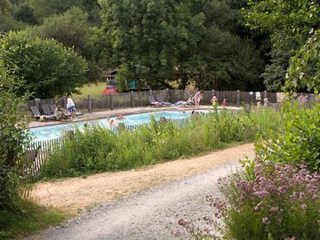 Outdoor heated pool