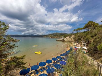 Family-friendly beach