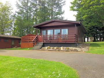 Front of the lodge