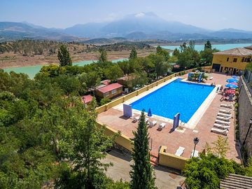 Aerial view of the swimming pool (added by manager 14 feb 2019)