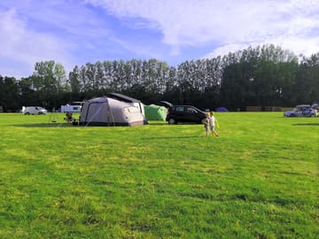 Tent pitch at Clayford field camping (added by manager 10 May 2021)