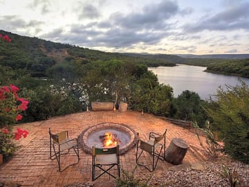 Firepit with river view (added by manager 28 Nov 2018)
