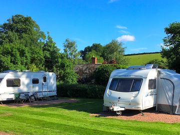 Grass and gravel pitch