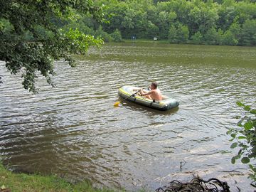 Family fun on the lake