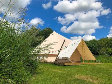Bell tent exterior