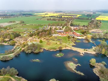 Aerial view of the site