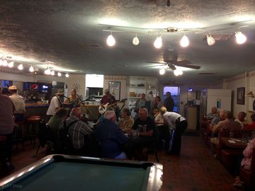 Live music at the bar