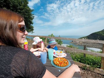 Clifftop picnic area