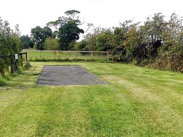 Generously sized fully serviced pitch