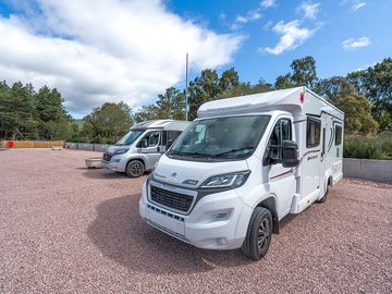 Motorhomes on the pitches