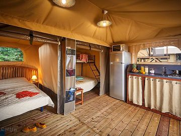 Bedrooms and kitchen