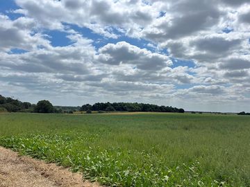 Surrounded by countryside