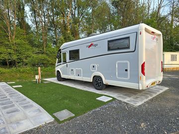 Grass area outside for picnics