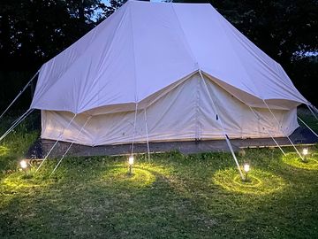Emperor tent night view