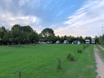 Landscape of the front side of the agricamping