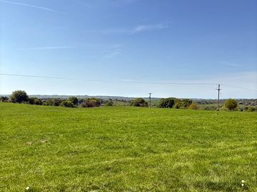 View across the camping field