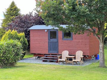Shepherd's hut exterior