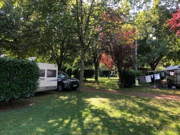 Lots of welcome shade from the trees in summer