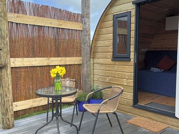 Outside seating area