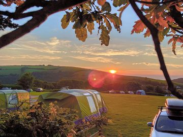 Stunning sunset views from the pitch