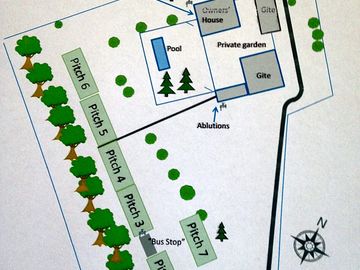 Campsite map