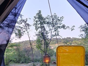 View from campsite