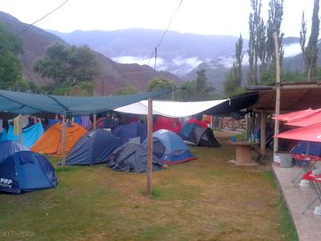 Pitches with mountain views