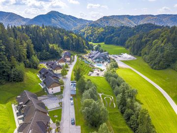 Aerial view of the site