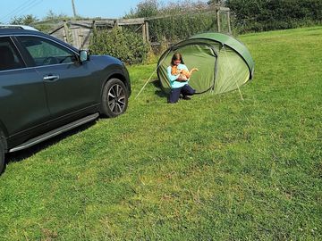 Relaxing on site