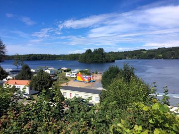 View of the lake
