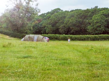 Campers enjoying at our spacious quiet campsite