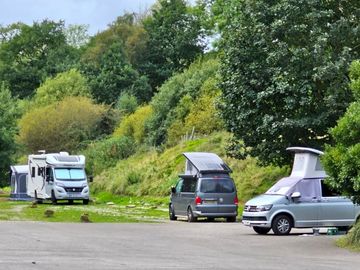 Hardstanding and grass touring pitches