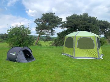 Plenty of room on the camping field