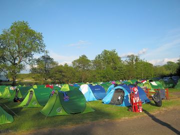 Large organised group camping