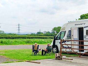 Gravel and hardstanding views