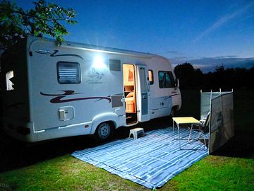 A peaceful evening in camp