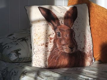 Rabbit pillow