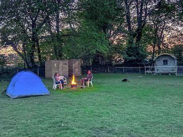 Pitch alongside the amenities