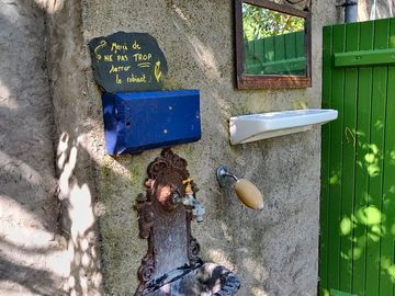 Water tap on site