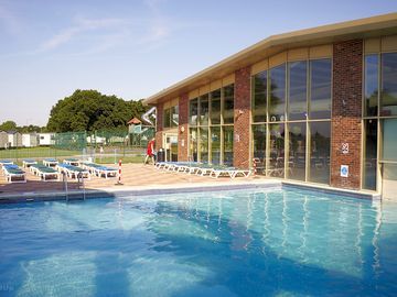 Sun patio and outdoor swimming pool