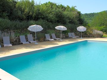 The pool and decking