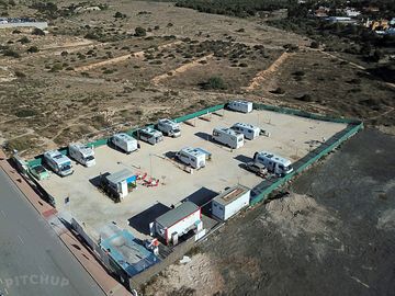 Aerial view of the site