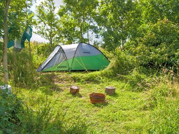 Tent in pitch 2