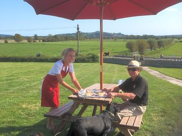 Local village tea rooms and gastro pub, less than a mile away