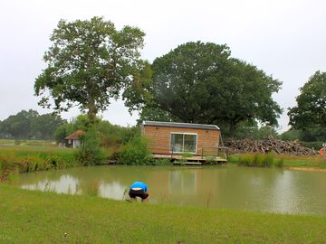 View over the pond